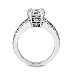 18K White Gold Round Diamond Engagement Ring 1.19ct 4.7mm 19 18K White Gold Round Diamond Engagement Ring 1.19ct 4.7mm -Its Hot Jewelry Shop 18k gold round diamond engagement ring 119ct p 34818 additional white