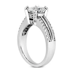 18K White Gold Round Diamond Engagement Ring 1.19ct 4.7mm 14 18K White Gold Round Diamond Engagement Ring 1.19ct 4.7mm -Its Hot Jewelry Shop 18k gold round diamond engagement ring 119ct p 34818 back white 20220420 20220426