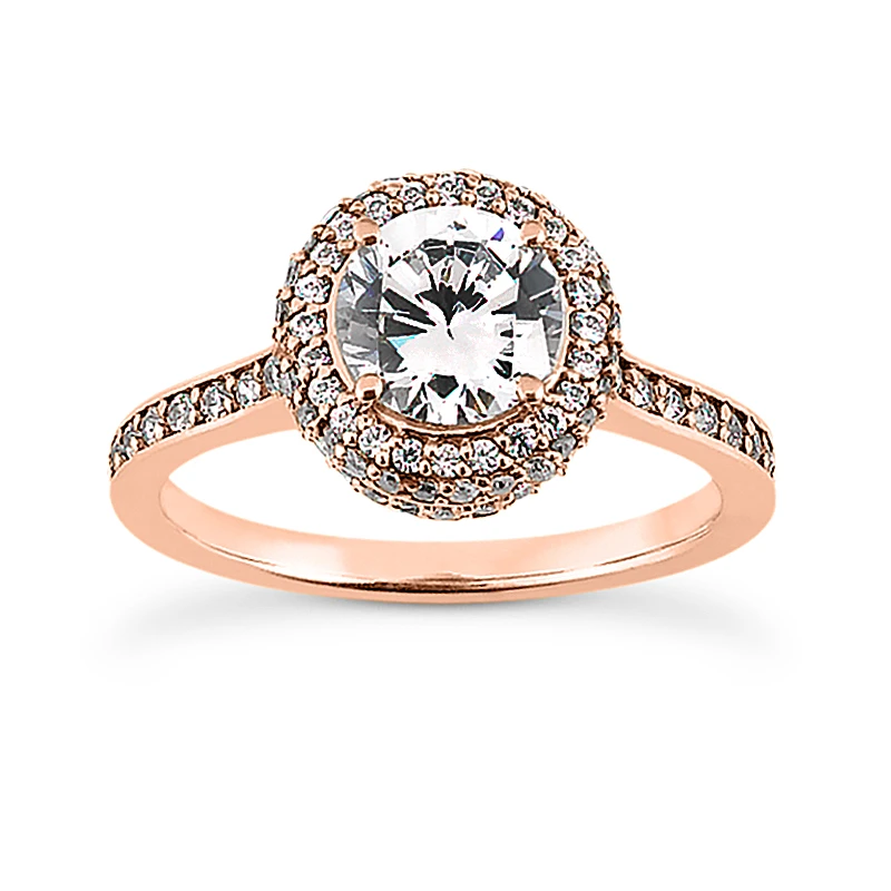 18K White Gold Round Diamond Engagement Ring 1.27ct 2.1mm 5 18K White Gold Round Diamond Engagement Ring 1.27ct 2.1mm - Image 3