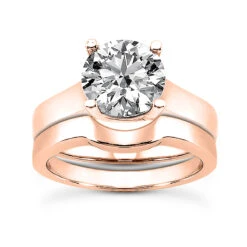 18K White Gold Round Diamond Engagement Ring Set 0.75ct Band: 2.5mm, Eng.: 3.7mm -Its Hot Jewelry Shop 18k gold round diamond engagement ring set 075ct p 30067 rose 20220426