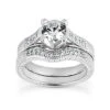 18K White Gold Round Diamond Engagement Ring Set 1.25ct 1 18K White Gold Round Diamond Engagement Ring Set 1.25ct -Its Hot Jewelry Shop 18k gold round diamond engagement ring set 125ct p 29877 white