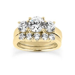 18K White Gold Round Diamond Engagement Ring Set 1.95ct Band: 2.50mm, Eng.: 2.80mm -Its Hot Jewelry Shop 18k gold round diamond engagement ring set 195ct p 30007 yellow 20220420 20220426