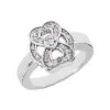 18K White Gold Round Diamonds Ladies Ring 0.34ct 13.2mm Wide 2 18K White Gold Round Diamonds Ladies Ring 0.34ct 13.2mm Wide -Its Hot Jewelry Shop 18k gold round diamond ladies ring 034ct p 32498 white 20220426