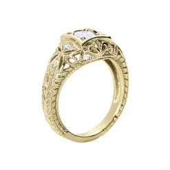 18K White Gold Round Diamond Ladies Ring 0.57ct 10.3mm 9 18K White Gold Round Diamond Ladies Ring 0.57ct 10.3mm -Its Hot Jewelry Shop 18k gold round diamond ladies ring 057ct p 32280 back yellow 20220420 20220426