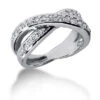 18K White Gold Round Diamond Ladies Ring 0.58ct 8.3mm -Its Hot Jewelry Shop 18k gold round diamond ladies ring 058ct p 32440