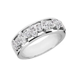18K White Gold Round Diamond Ladies Ring 0.84ct 6.8mm -Its Hot Jewelry Shop 18k gold round diamond ladies ring 084ct p 32386 back white 20220426