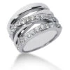 18K White Gold Round Diamond Ladies Ring 0.87ct -Its Hot Jewelry Shop 18k gold round diamond ladies ring 087ct p 32512