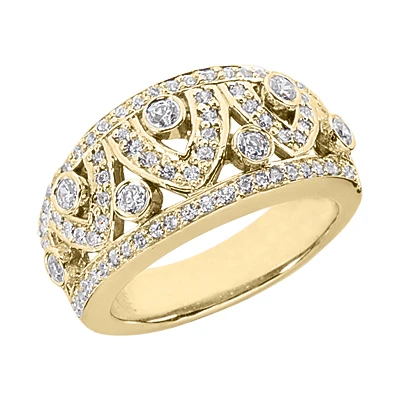 18K White Gold Round Diamond Ladies Ring 0.89ct 4 18K White Gold Round Diamond Ladies Ring 0.89ct - Image 2