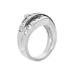 18K White Gold Round Diamond Ladies Ring 0.90ct 14.1mm 8 18K White Gold Round Diamond Ladies Ring 0.90ct 14.1mm -Its Hot Jewelry Shop 18k gold round diamond ladies ring 090ct p 32446 back white 20220426