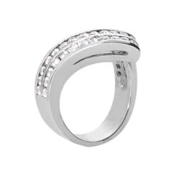 18K White Gold Round Diamond Ladies Ring 1.05ct 13mm -Its Hot Jewelry Shop 18k gold round diamond ladies ring 105ct p 32144 back white 20220426