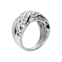 18K White Gold Round Diamond Ladies Ring 1.20ct 10.1mm 8 18K White Gold Round Diamond Ladies Ring 1.20ct 10.1mm -Its Hot Jewelry Shop 18k gold round diamond ladies ring 120ct p 32808 back white 20220426