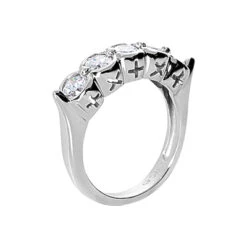 18K White Gold Round Diamond Ladies Ring 1.50ct 6.2mm -Its Hot Jewelry Shop 18k gold round diamond ladies ring 150ct p 32114 back white 20220426