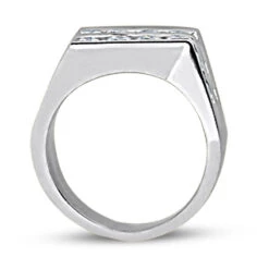 18K White Gold Round Diamond Ladies Ring 1.52ct 7mm -Its Hot Jewelry Shop 18k gold round diamond ladies ring 152ct p 32126 back white 20220420 20220426