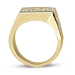 18K White Gold Round Diamond Ladies Ring 1.52ct 7mm -Its Hot Jewelry Shop 18k gold round diamond ladies ring 152ct p 32126 back yellow 20220426