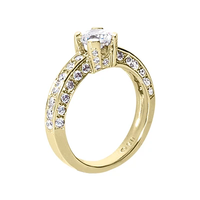 18K White Gold Round Diamond Ladies Ring 1.83ct 4.1mm 6 18K White Gold Round Diamond Ladies Ring 1.83ct 4.1mm - Image 4