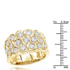 18K Yellow Gold Round Diamond Ladies Ring 2.02ct -Its Hot Jewelry Shop 18k gold round diamond ladies ring 202ct p 32548 rulerye