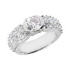 18K White Gold Round Diamond Ladies Ring 2.40ct 6.2mm -Its Hot Jewelry Shop 18k gold round diamond ladies ring 240ct p 32488 white 20220420 20220426