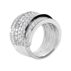 18K White Gold Round Diamond Ladies Ring 2.90ct 8 18K White Gold Round Diamond Ladies Ring 2.90ct -Its Hot Jewelry Shop 18k gold round diamond ladies ring 290ct p 32676 back white 20220426