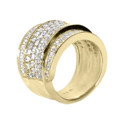 18K White Gold Round Diamond Ladies Ring 2.90ct 9 18K White Gold Round Diamond Ladies Ring 2.90ct -Its Hot Jewelry Shop 18k gold round diamond ladies ring 290ct p 32676 back yellow 20220420 20220426