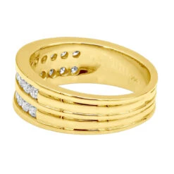 18K Rose Gold Round Diamond Men's Wedding Band 1.32ct 14 18K Rose Gold Round Diamond Men's Wedding Band 1.32ct -Its Hot Jewelry Shop 18k gold round diamond mens wedding band 132ct p 31353 backye