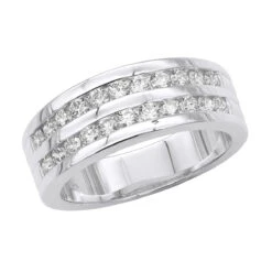 18K Rose Gold Round Diamond Men's Wedding Band 1.32ct 12 18K Rose Gold Round Diamond Men's Wedding Band 1.32ct -Its Hot Jewelry Shop 18k gold round diamond mens wedding band 132ct p 31353 wh