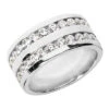 18K White Gold Round Diamond Men's Wedding Ring 2.08ct 2 18K White Gold Round Diamond Men's Wedding Ring 2.08ct -Its Hot Jewelry Shop 18k gold round diamond mens wedding ring 208ct p 31177 white 20220426