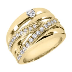 18K White Gold Round Diamond Right Hand Ladies Ring 0.57ct -Its Hot Jewelry Shop 18k gold round diamond right hand ladies ring 057ct p 31559 yellow 20220420 20220426