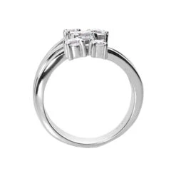 18K White Gold Round Diamond Right Hand Ladies Ring 0.59ct 19.9mm -Its Hot Jewelry Shop 18k gold round diamond right hand ladies ring 059ct p 31527 back white 20220426