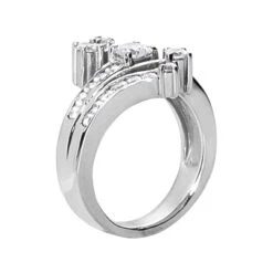 18K White Gold Round Diamond Right Hand Women's Ring 0.93ct 8 18K White Gold Round Diamond Right Hand Women's Ring 0.93ct -Its Hot Jewelry Shop 18k gold round diamond right hand womens ring 093ct p 31611 back white 20220420 20220426