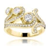 18K Yellow Gold Round Diamond Right Hand Women's Ring 1.17ct -Its Hot Jewelry Shop 18k gold round diamond right hand womens ring 117ct p 31591 ye