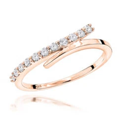 18K White Gold Women's Designer Diamond Wedding Band 0.32ct 10 18K White Gold Women's Designer Diamond Wedding Band 0.32ct -Its Hot Jewelry Shop 18k gold womens designer diamond wedding band 032ct p 289 ro