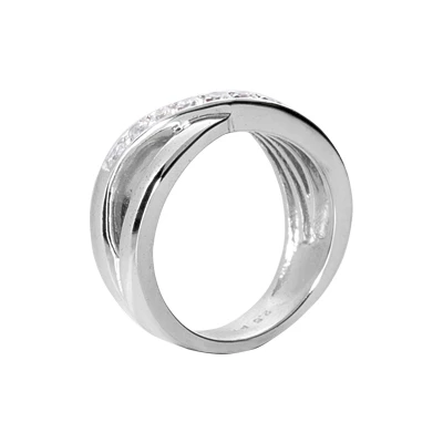 18K White Gold Women's Diamond Ring 0.40ct 5 18K White Gold Women's Diamond Ring 0.40ct - Image 3