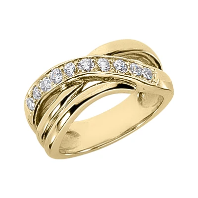 18K White Gold Women's Diamond Ring 0.40ct 4 18K White Gold Women's Diamond Ring 0.40ct - Image 2