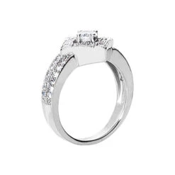 18K White Gold Women's Diamond Ring 0.60ct 8 18K White Gold Women's Diamond Ring 0.60ct -Its Hot Jewelry Shop 18k gold womens diamond ring 060ct p 32660 back white 20220426