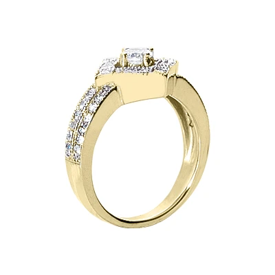 18K White Gold Women's Diamond Ring 0.60ct 6 18K White Gold Women's Diamond Ring 0.60ct - Image 4
