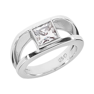 18K White Gold Women's Diamond Ring 0.63ct 3 18K White Gold Women's Diamond Ring 0.63ct