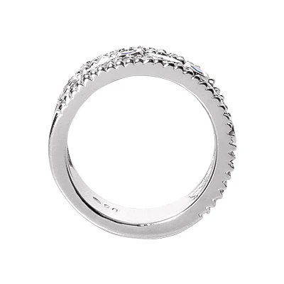 18K White Gold Women's Diamond Ring 0.63ct 7.0mm 5 18K White Gold Women's Diamond Ring 0.63ct 7.0mm - Image 3