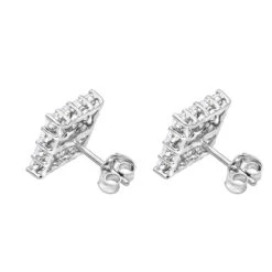 2 Carat Luxurman Square Shape Round Diamond Earrings Studs 14K White Gold 11 2 Carat Luxurman Square Shape Round Diamond Earrings Studs 14K White Gold -Its Hot Jewelry Shop 2 carat luxurman square shape round diamond earrings studs in 14k gold backwh