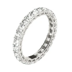 2 Carat Platinum Asscher Cut Diamond Eternity Band Diamond Anniversary Ring 8 2 Carat Platinum Asscher Cut Diamond Eternity Band Diamond Anniversary Ring -Its Hot Jewelry Shop 2 carat platinum asscher cut diamond eternity band diamond anniversary ring back