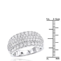 2 Carat Unique Diamond Wedding Band For Women 14K White Gold Ladies Cocktail Ring 13 2 Carat Unique Diamond Wedding Band For Women 14K White Gold Ladies Cocktail Ring -Its Hot Jewelry Shop 2 carat unique diamond wedding band for women 14k gold ladies cocktail ring ruler