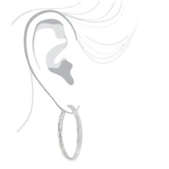 2 Inch Diamond Hoop Earrings 2.2ct 14K Yellow Gold -Its Hot Jewelry Shop 2 inch diamond hoop earrings 238ct 14k gold p 48284 bodwh