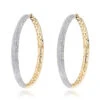 2 Inch Diamond Hoop Earrings 2.2ct 14K Yellow Gold -Its Hot Jewelry Shop 2 inch diamond hoop earrings 238ct 14k gold p 48284 ye