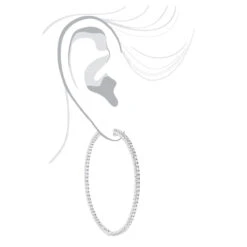 2 Inch Diamond Hoop Earrings 4ct 14K White Gold Inside Out Design 12 2 Inch Diamond Hoop Earrings 4ct 14K White Gold Inside Out Design -Its Hot Jewelry Shop 2 inch diamond hoop earrings 4ct 14k inside out design p 45906 bodwh