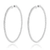 2 Inch Diamond Hoop Earrings 4ct 14K White Gold Inside Out Design 1 2 Inch Diamond Hoop Earrings 4ct 14K White Gold Inside Out Design -Its Hot Jewelry Shop 2 inch diamond hoop earrings 4ct 14k inside out design p 45906 wh