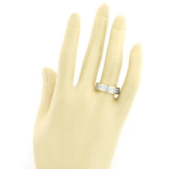 2 Row Diamond Wedding Band 14K Gold 0.75ct 7 2 Row Diamond Wedding Band 14K Gold 0.75ct -Its Hot Jewelry Shop 2 row diamond wedding band 14k 075ct 3