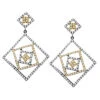 2 Tone 18K White Gold Diamond Designer Earrings 3.05ct 2 2 Tone 18K White Gold Diamond Designer Earrings 3.05ct -Its Hot Jewelry Shop 2 tone 18k gold diamond designer earrings 305ct p 40