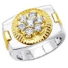 2 Tone 14K White Gold Rolex Style Men's Diamond Ring 1ct Gold 2 2 Tone 14K White Gold Rolex Style Men's Diamond Ring 1ct Gold -Its Hot Jewelry Shop 2 tone gold rolex style mens diamond ring 095ct 14k p 50171 wh