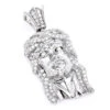 Jesus Head Charm: Mini Jesus Diamond Pendant 0.69ct 10K White Gold -Its Hot Jewelry Shop 205230mainwh mainwh