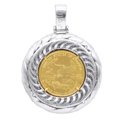 Unique 14K Rose Gold Liberty Coin Diamond Pendant For Men Medallion 3.1ct. -Its Hot Jewelry Shop 24k gold liberty coin necklace diamond medallion pendant for men 3 carats 804046 backwh