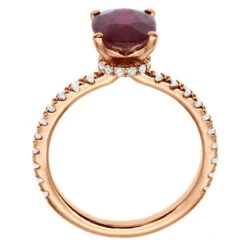 2.8ct Diamonds & Ruby Ring For Women 18K Yellow Gold Engagement Ring By Luxurman 15 2.8ct Diamonds & Ruby Ring For Women 18K Yellow Gold Engagement Ring By Luxurman -Its Hot Jewelry Shop 28ct diamonds oval ruby ring for women 18k gold engagement ring by luxurman 018401 back rose 1675828848